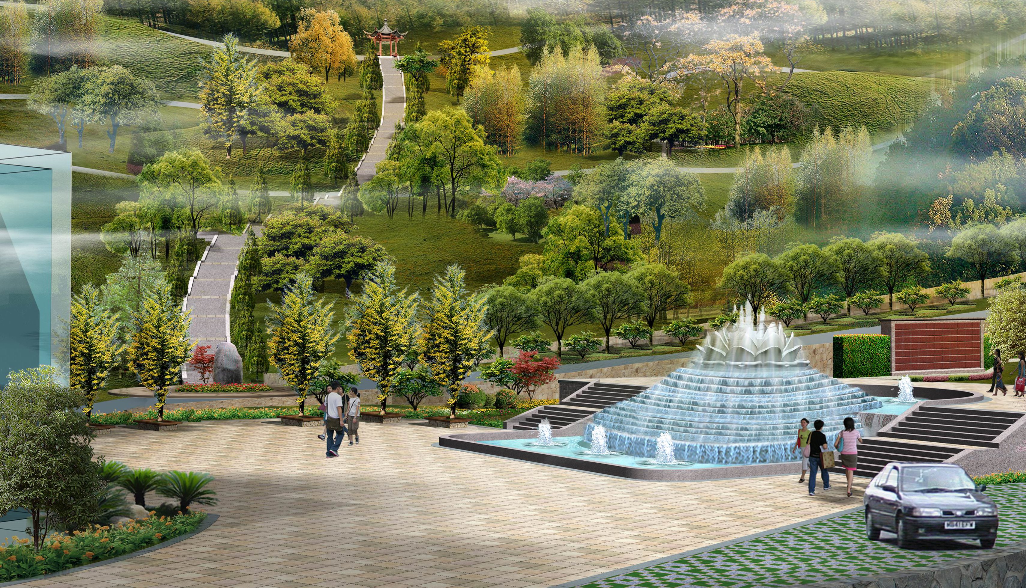 沈家门新塘弄塘湾公墓：：融合文化，，，焕新墓园